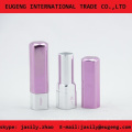 Shiny pink aluminum packaging make your own lipstick